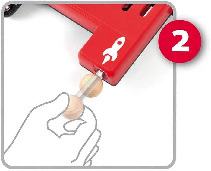 BRIO Igra spretnosti Fliper 52cm 34017 - pogled 4