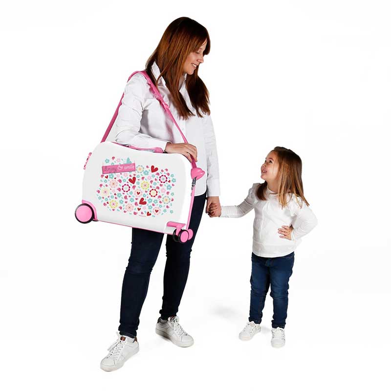 Movom Dečji kofer za vožnju Happy time Enjoy and smile 37298 - pogled 4