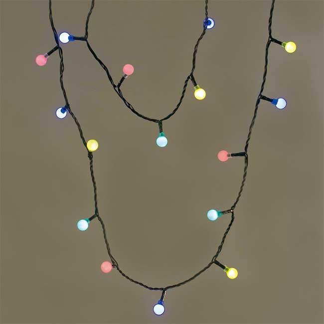 Novogodišnje lampice Biserni niz 240 LED Multikolor KDG 245 - pogled 4