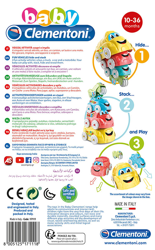 Clementoni Baby - Toranj od vozila 17111 - pogled 4