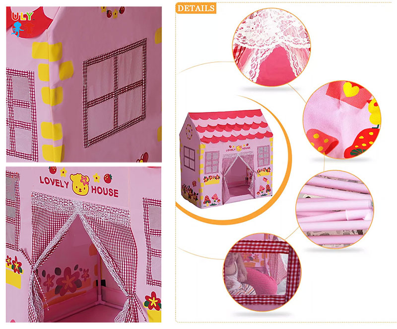 Kućica Šator za decu Roze 873012 - pogled 4