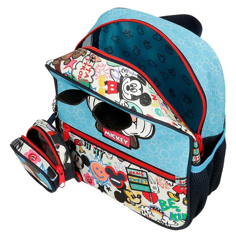 Dečiji ranac 25cm sa torbicom Disney Mickey Be cool 27820 - pogled 4