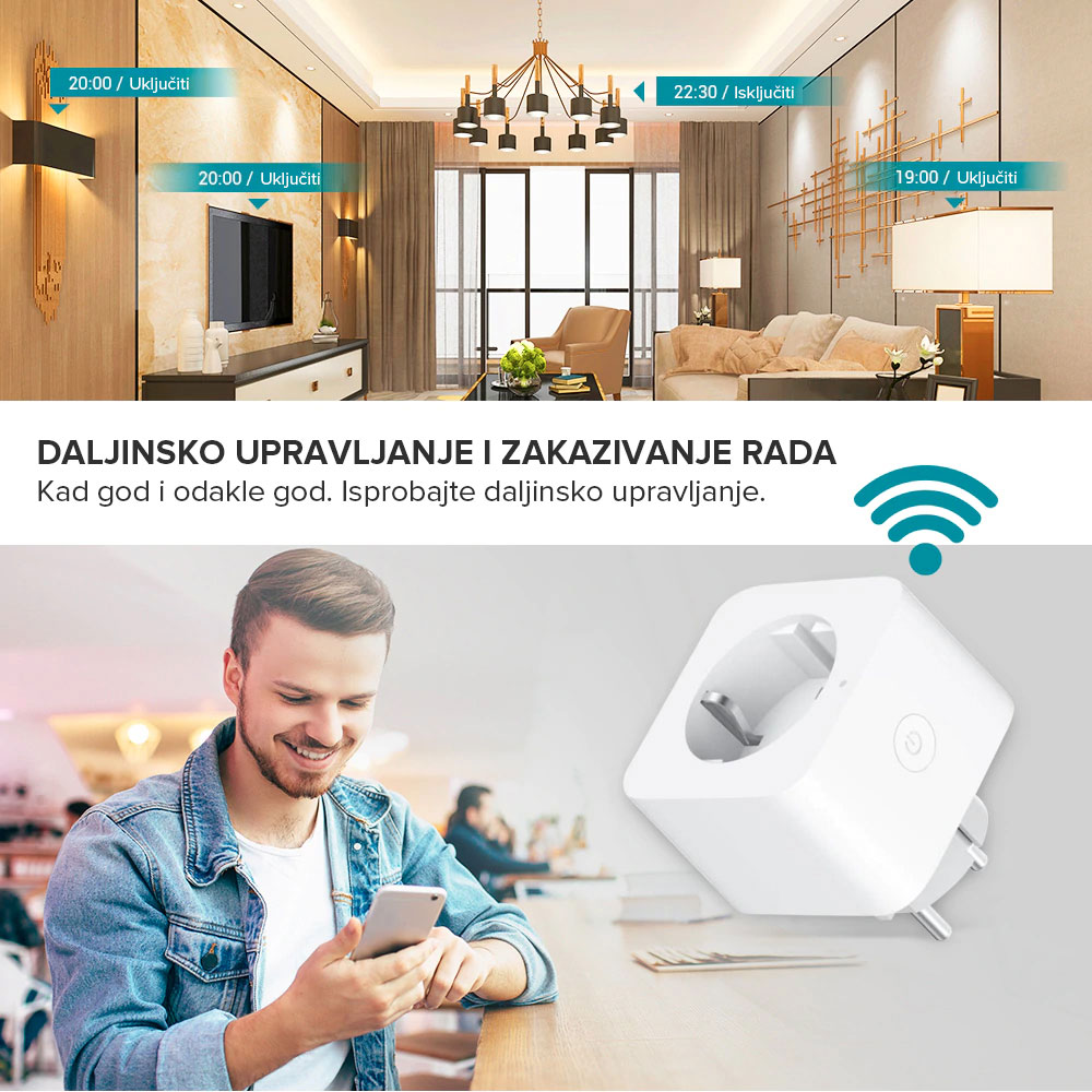 Xiaomi Pametna Utičnica Mi Smart Plug Zigbee - pogled 4