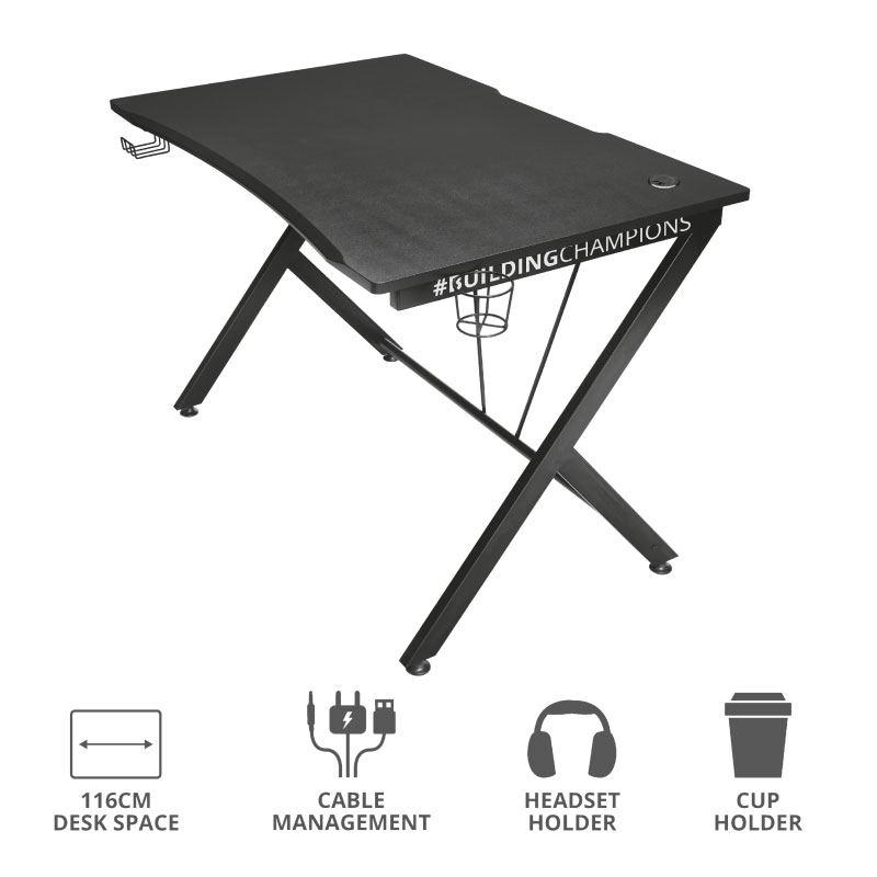 Trust Dominus GXT 711 gejmerski i radni sto - pogled 4