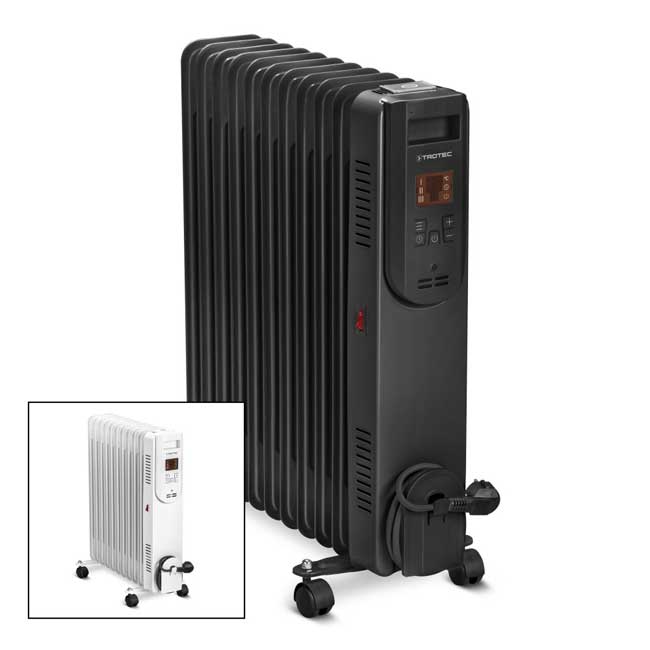 Uljani radijator sa 11 rebara Trotec TRH 25 E - pogled 4