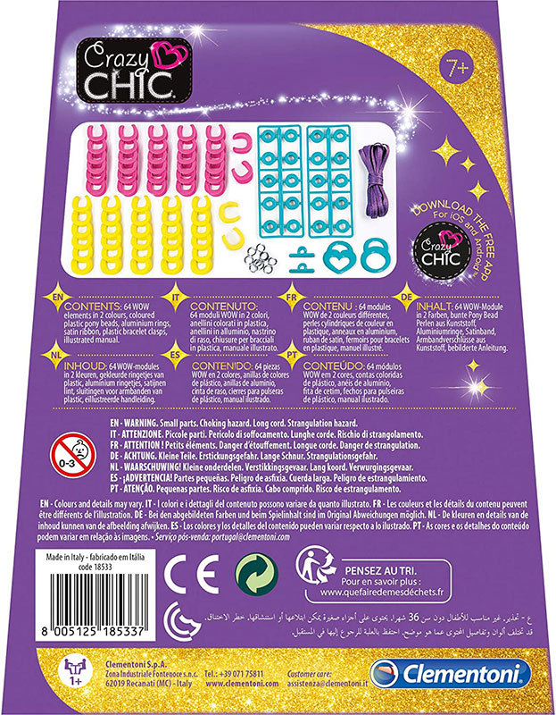 CLEMENTONI Crazy Chic En-Joy WOW Set za narukvice En-Joy WOW CL18533 - pogled 4