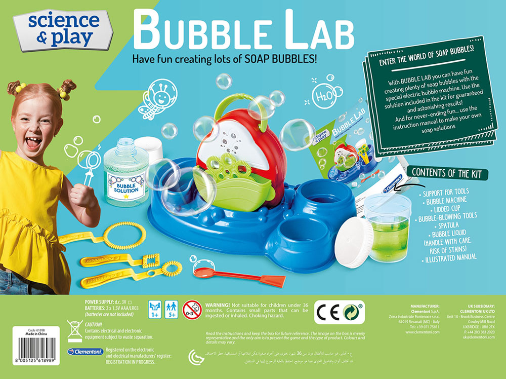 CLEMENTONI Science and Play Set za pravljenje balona od sapunice CL61898 - pogled 4