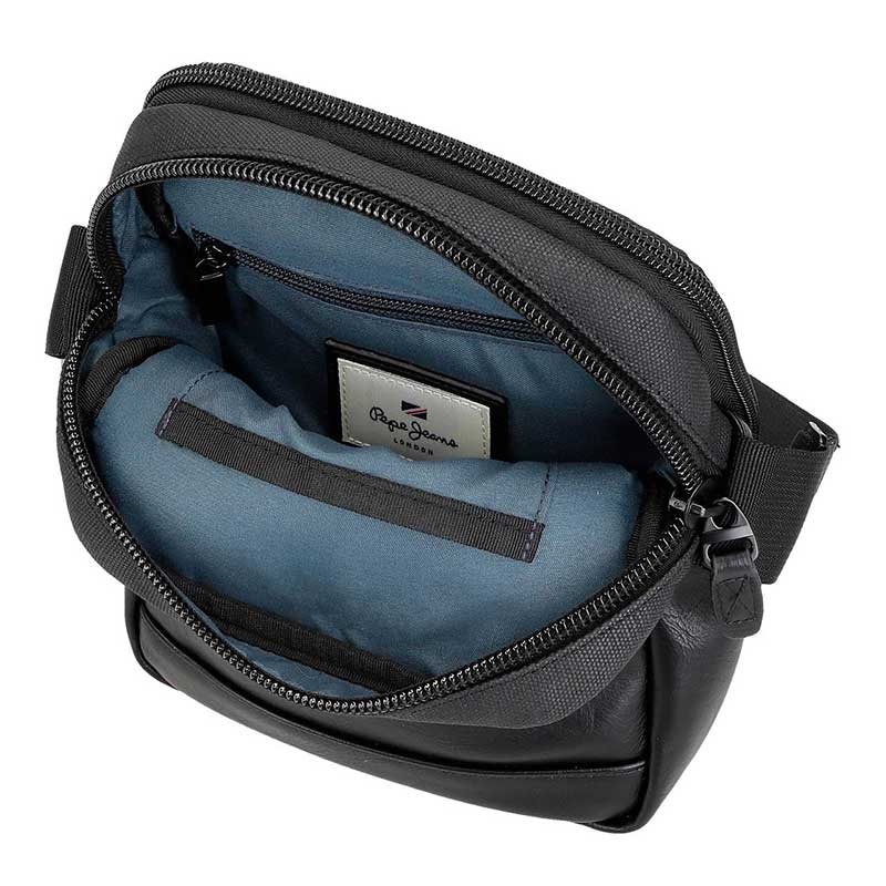 Pepe Jeans Muška torbica sa dve pregrade 22cm Grays 77955 - pogled 4