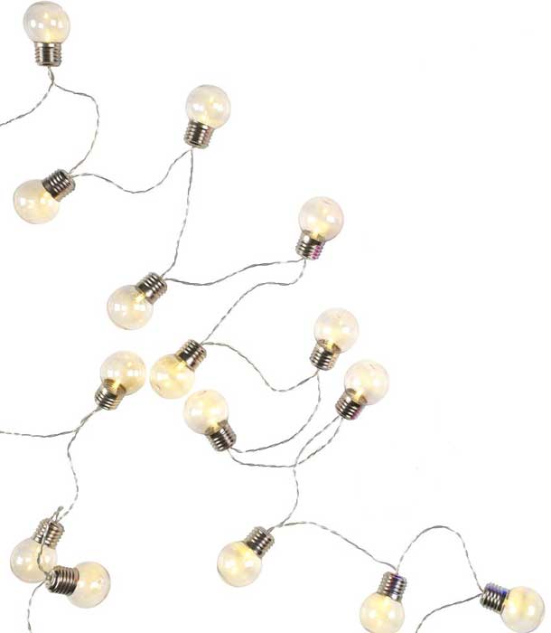 Niz od 50 LED Sijalica 12m Transparent - pogled 4