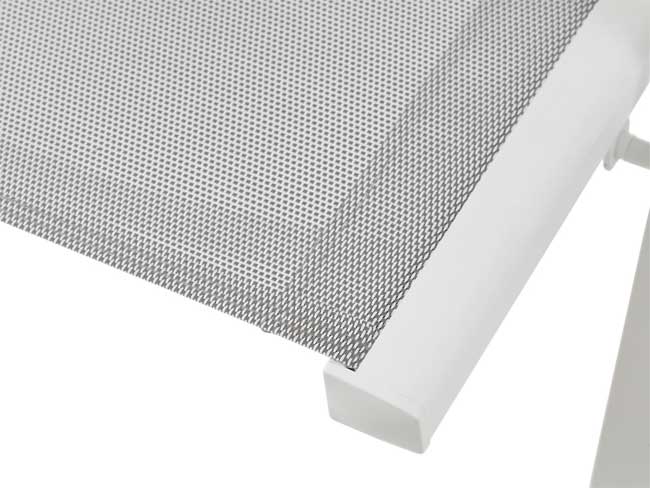 Podesiva baštenska stolica Visio White - pogled 4