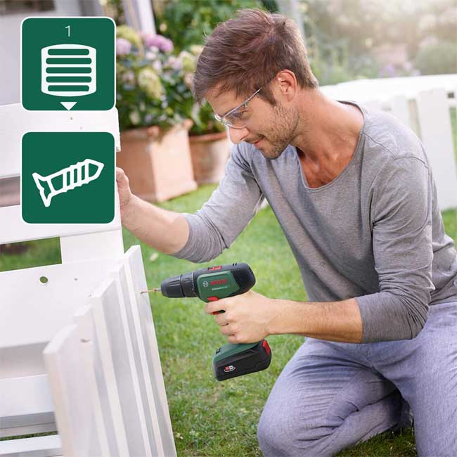 Akumulatorska bušilica odvrtač Bosch UniversalDrill 18 06039D4001 - pogled 4