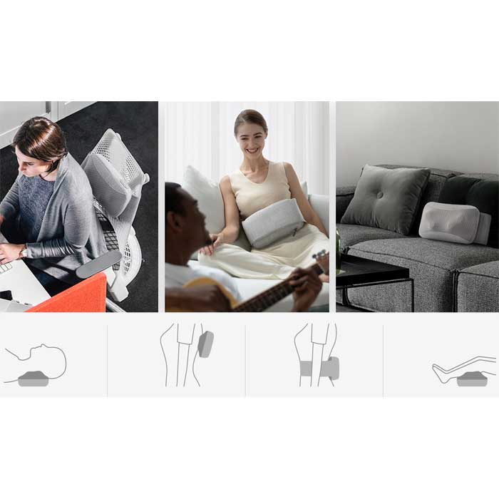 Bežični šijacu masažer sa punjivom baterijom Naipo oPillow P1 - pogled 4