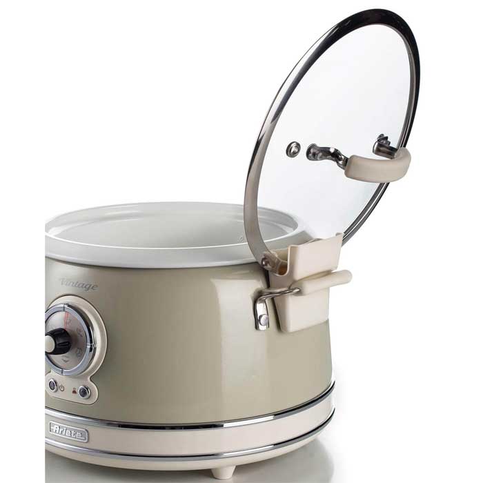 Električni lonac sa funkcijom sporog kuvanja Ariete Vintage 2904 Beige - pogled 4