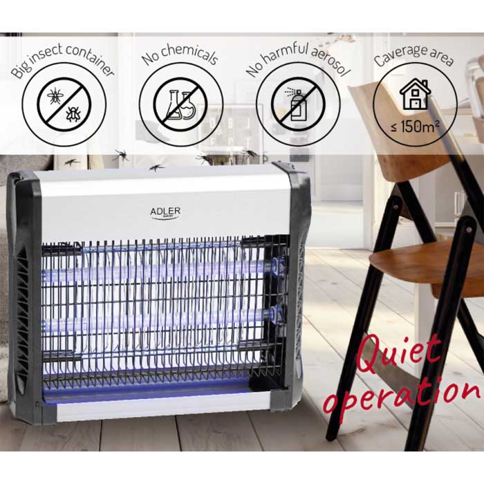 Lampa za uništavanje letećih insekata Adler AD7934 - pogled 4