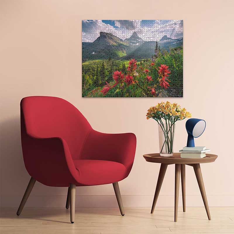 Puzzle slagalica 2000 delova Netaknute planine Ravensburger 12001415 - pogled 4