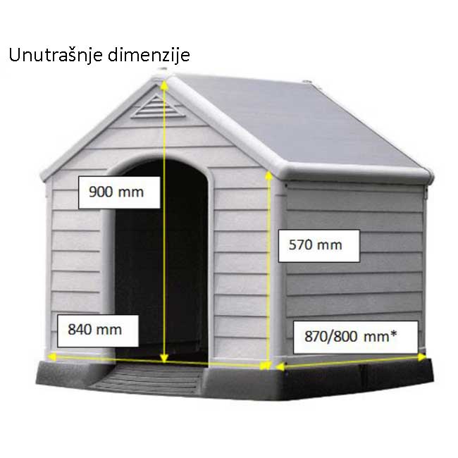 Kućica za pse Keter 221088 - pogled 4