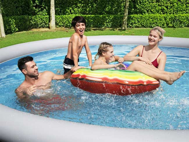 Bazen sa prstenom i filter pumpom Fast Set 396x84cm Bestway 57376 - pogled 4