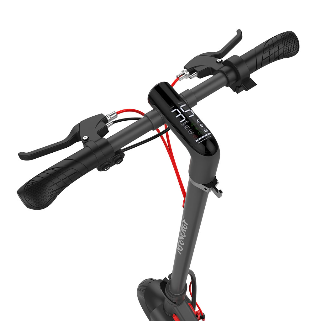 Sklopivi električni trotinet MS Energy e10 tamno sivi - pogled 4