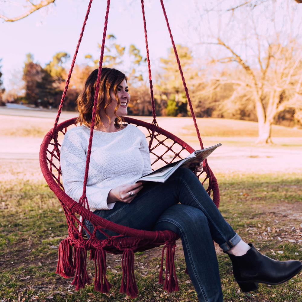 Makrame viseća ljuljaška Cardinal - pogled 4