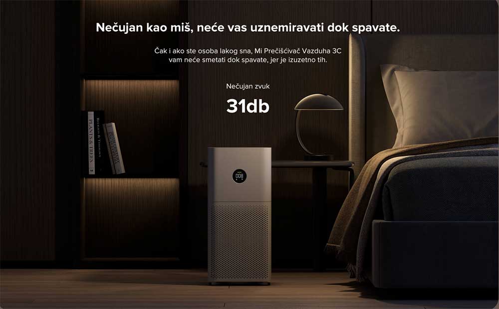 Prečišćivač vazduha Xiaomi Mi Air Purifier 3C EU - pogled 4