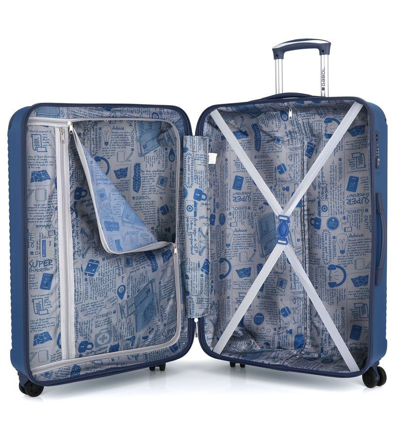 Veliki ABS kofer sa 4 točka Gabol Balance 115947-08 - pogled 5