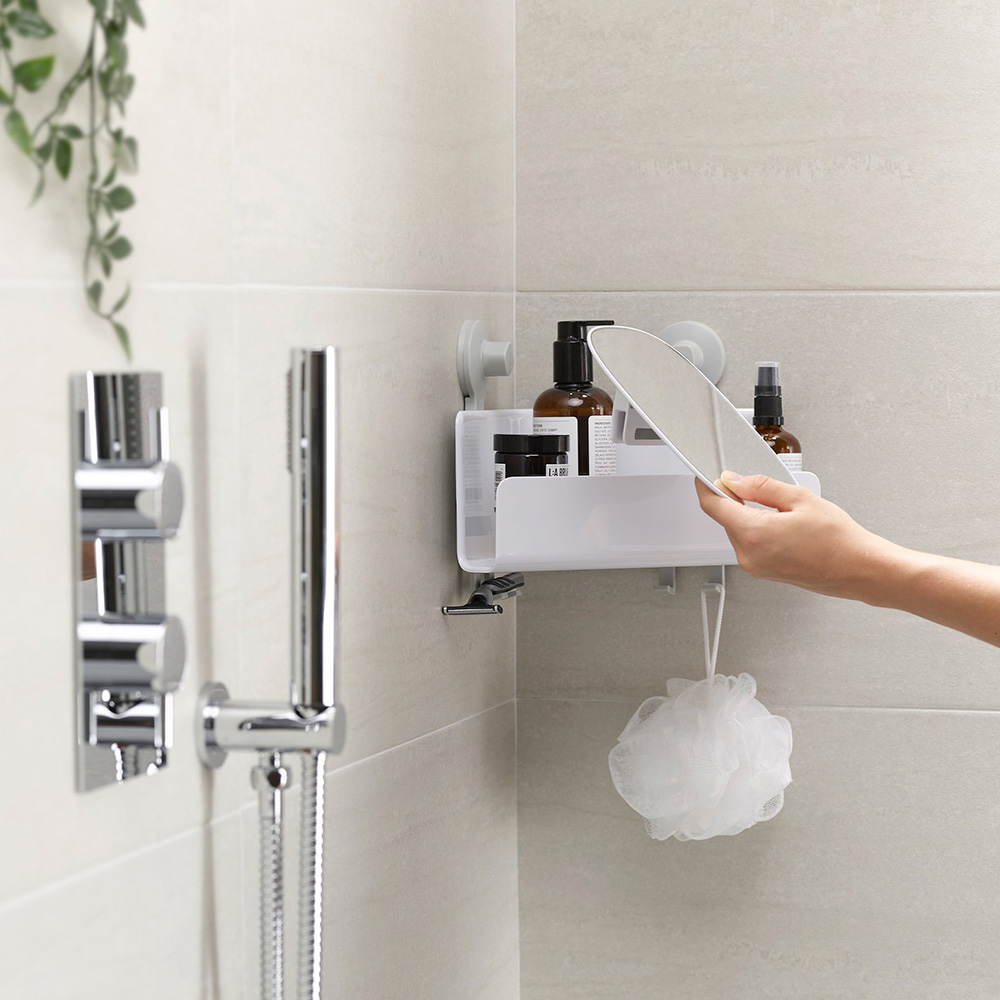 Joseph Joseph Ugaona polica za kupatilo sa ogledalom EasyStore 70549 - pogled 5