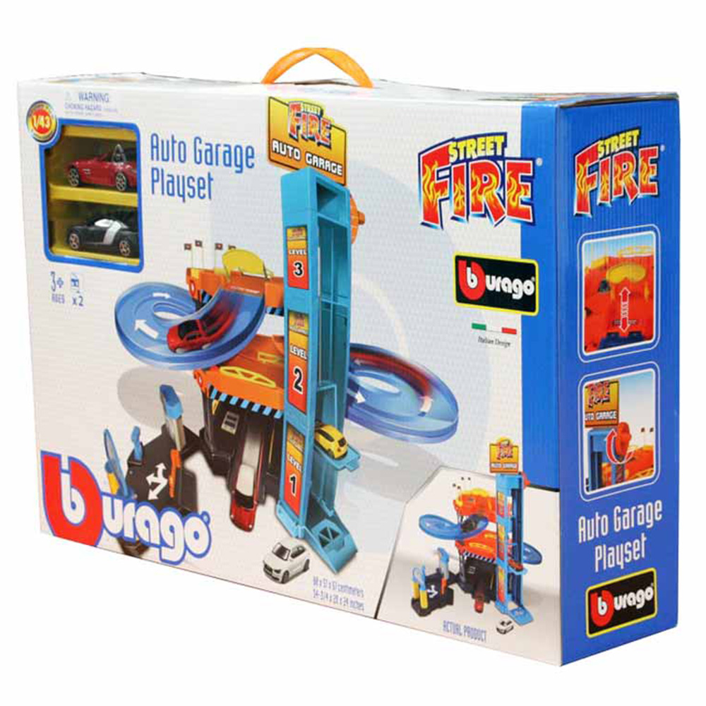 Bburago Street Fire garaža sa 2 automobila - pogled 5