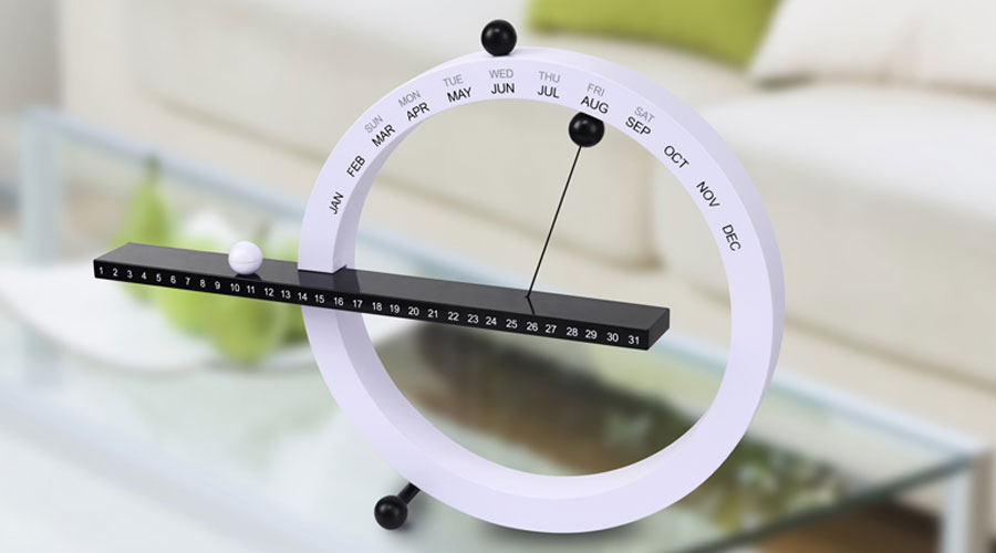 Magnetni večiti kalendar Beli - pogled 5