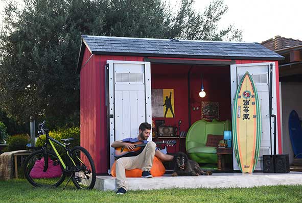 Keter Baštenska pomoćna kućica Šupa Oakland 1175SD CU 230456 - pogled 5