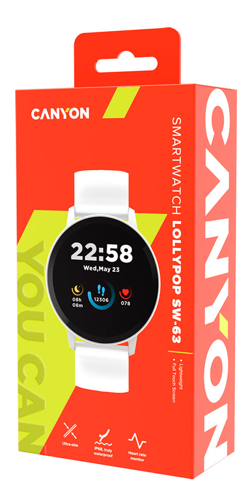 Canyon Lollypop SW-63 Beli pametni sat - pogled 5