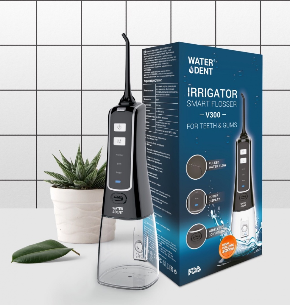 Waterdent bežični Irigator za zube Smart Flosser V300 - pogled 5