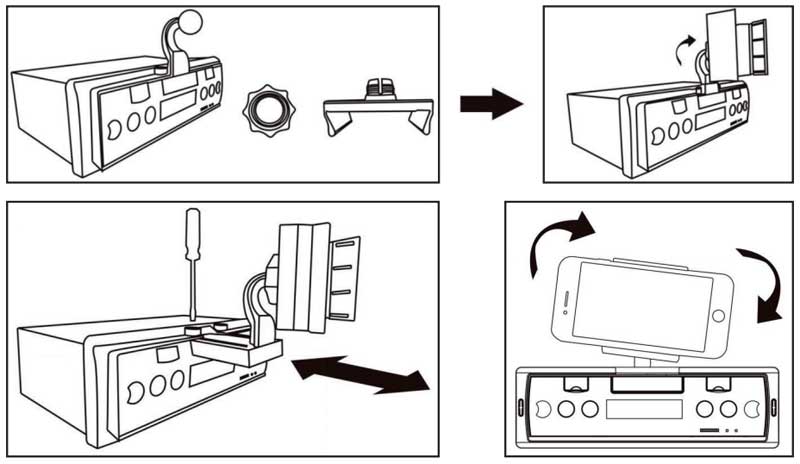 Smart auto radio SAL VB8000 - pogled 5