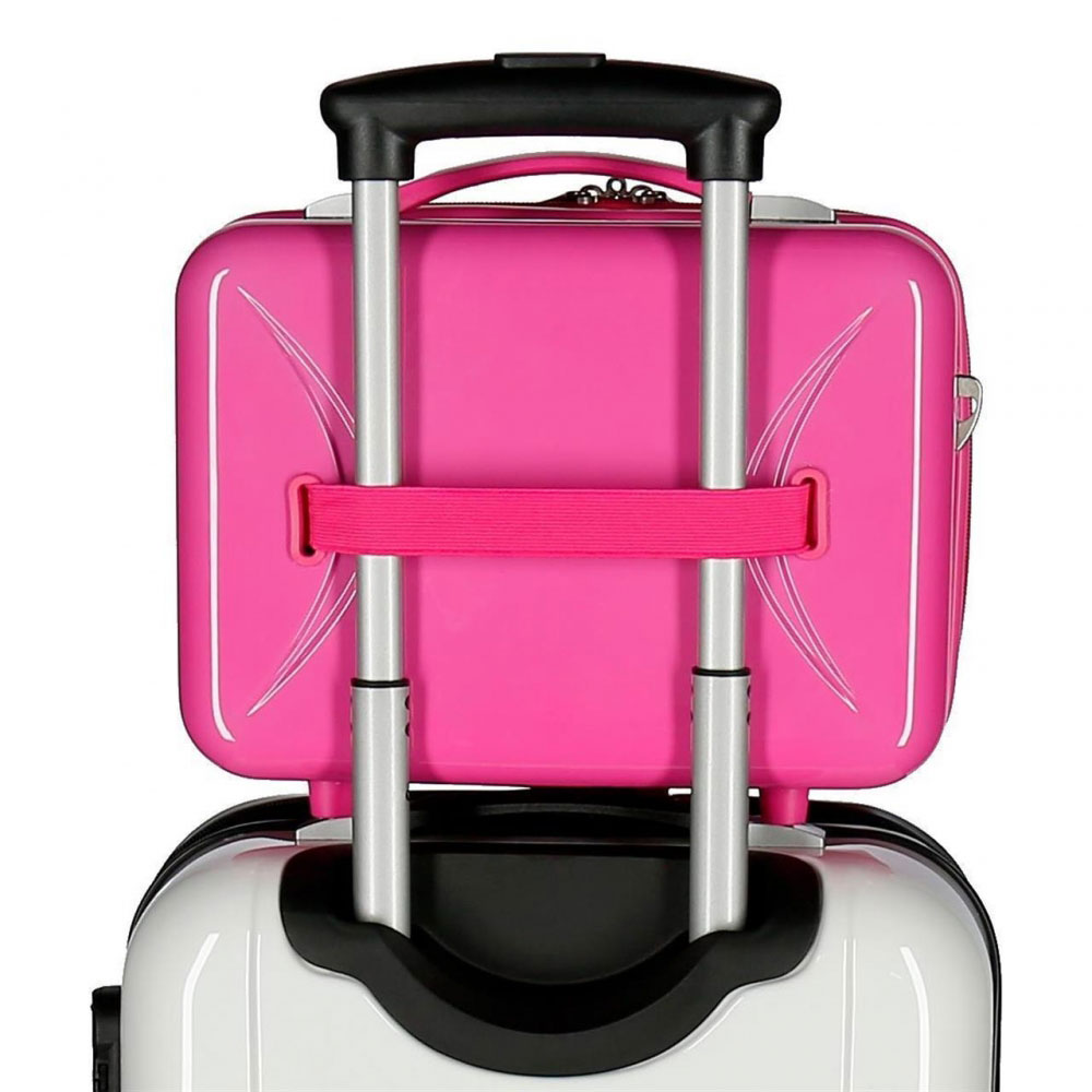 Kofer za šminku - ABS neseser Enso Make a wish pink 91939 - pogled 5