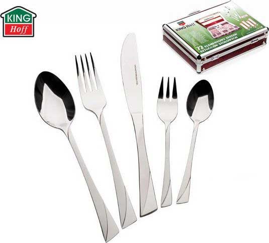 Luksuzni set pribora za jelo u koferu 72 dela KingHoff KH3565 - pogled 5