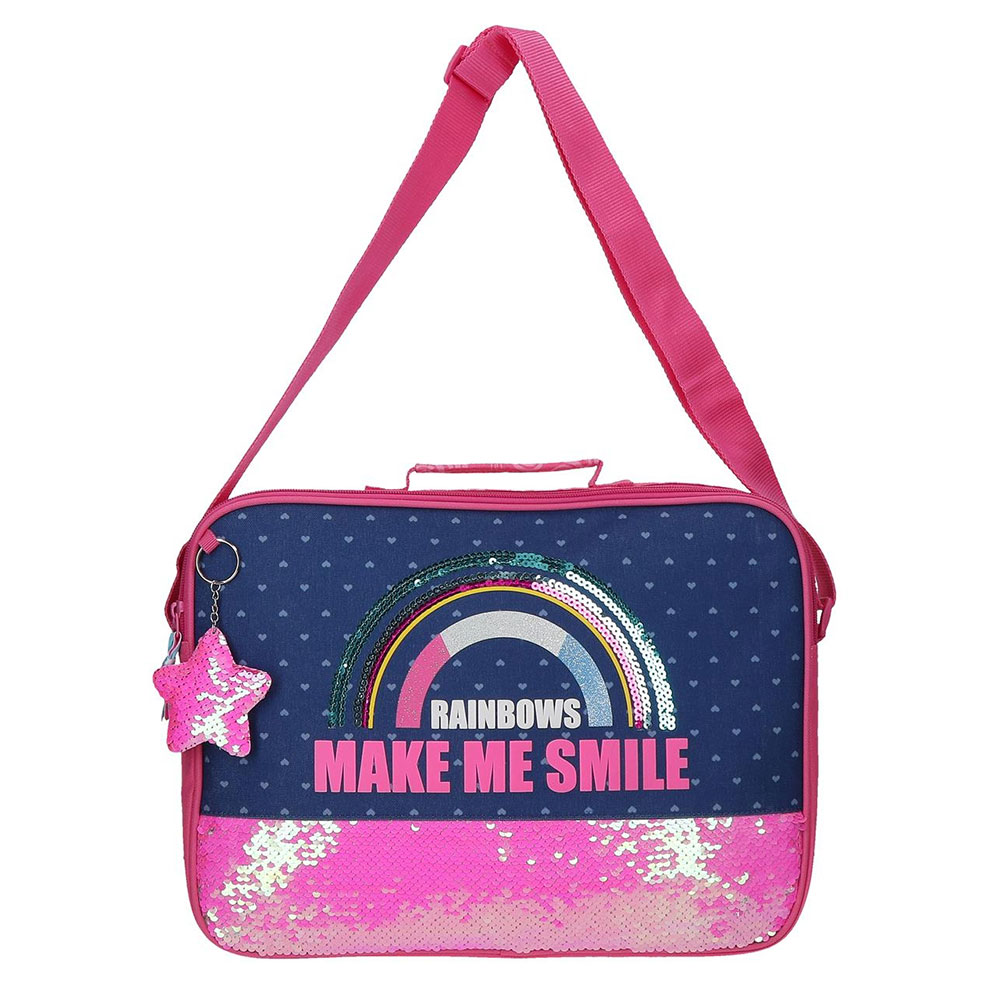 Movom Torba za laptop - školska torba Glitter Rainbow 30453 - pogled 5