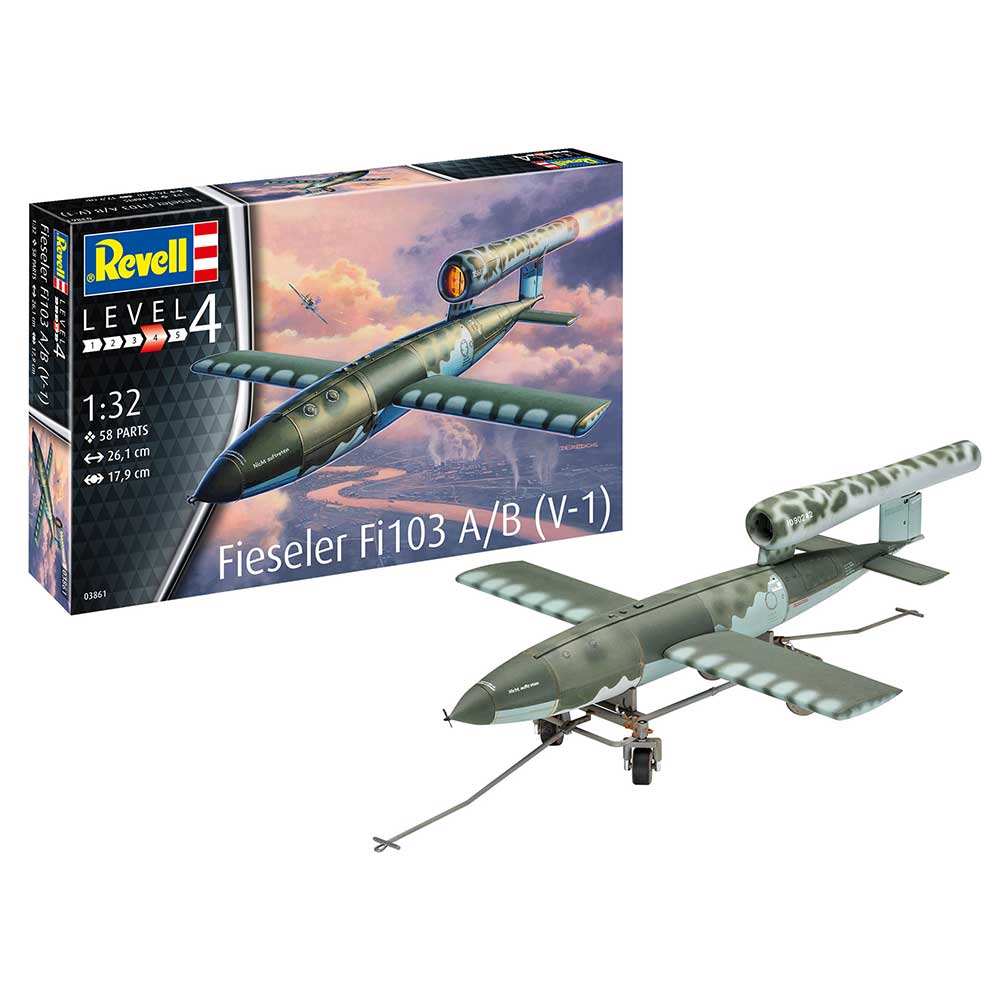 REVELL Maketa letelice Fieseler Fi 103R RV63861 model set - pogled 5