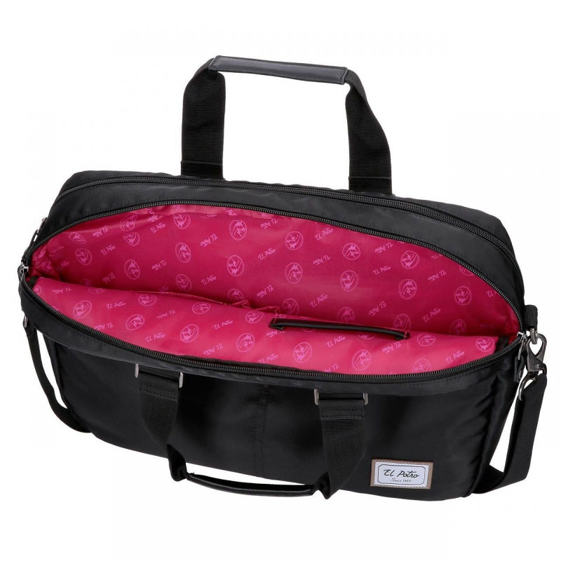 El Potro Torba za laptop sa dve pregrade Pipe Black 56663 - pogled 5