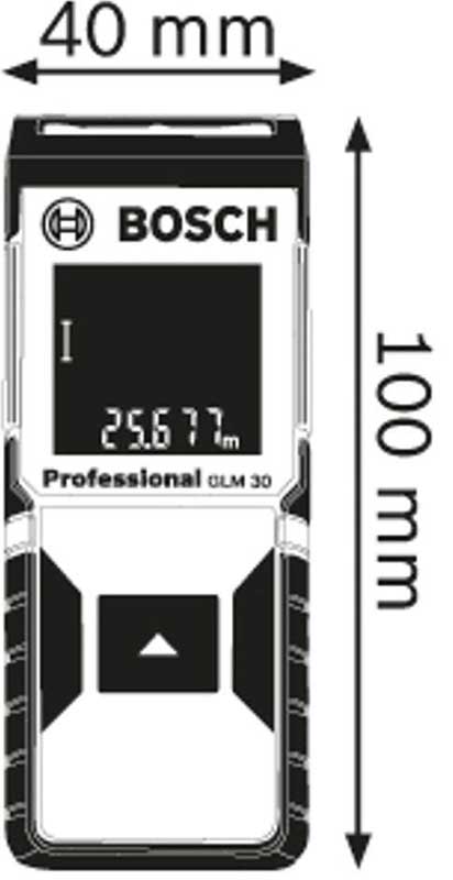 Laserski daljinomer Bosch Professional GLM 30 0601072500 - pogled 5