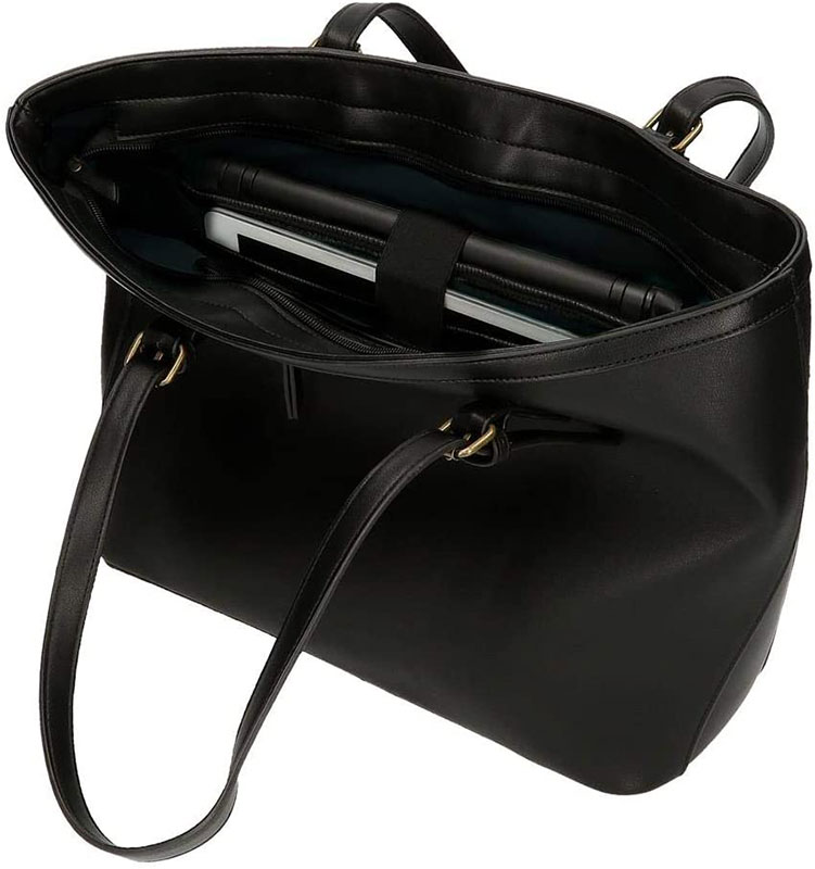 Pepe Jeans Ženska poslovna torba za laptop Chain Black 75775 - pogled 5