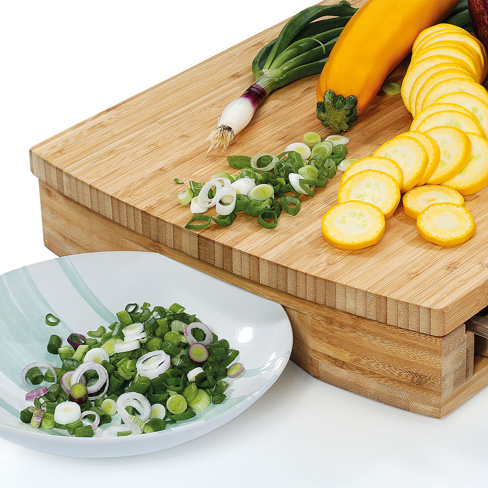 ZASSENHAUS Multifunkcionalna daska za sečenje sa dve posude TWO 46x35cm - pogled 5