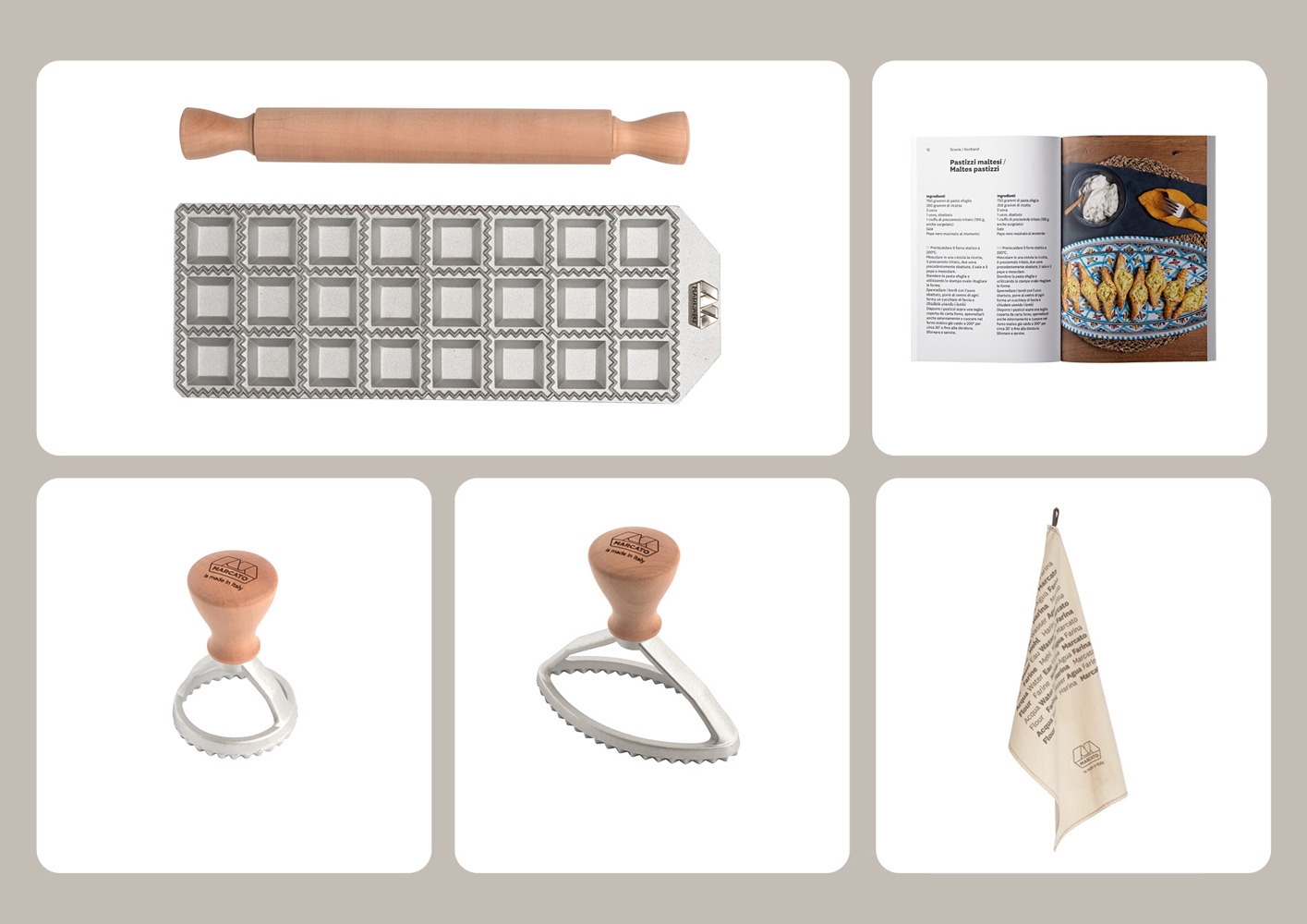MARCATO Set za izradu raviola Ravioli Like A Pro - pogled 5