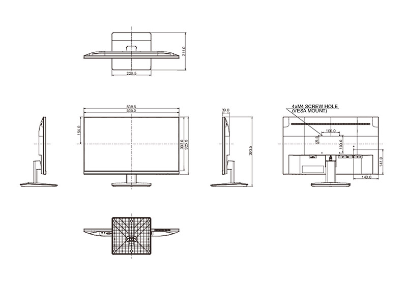 24-inčni monitor sa ultra tankim okvirom i IPS tehnologijom ekrana IIYAMA ProLite XU2493HS-B4 - pogled 5