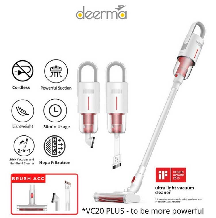 Bežični modularni štapni usisivač Deerma VC20 Plus - pogled 5