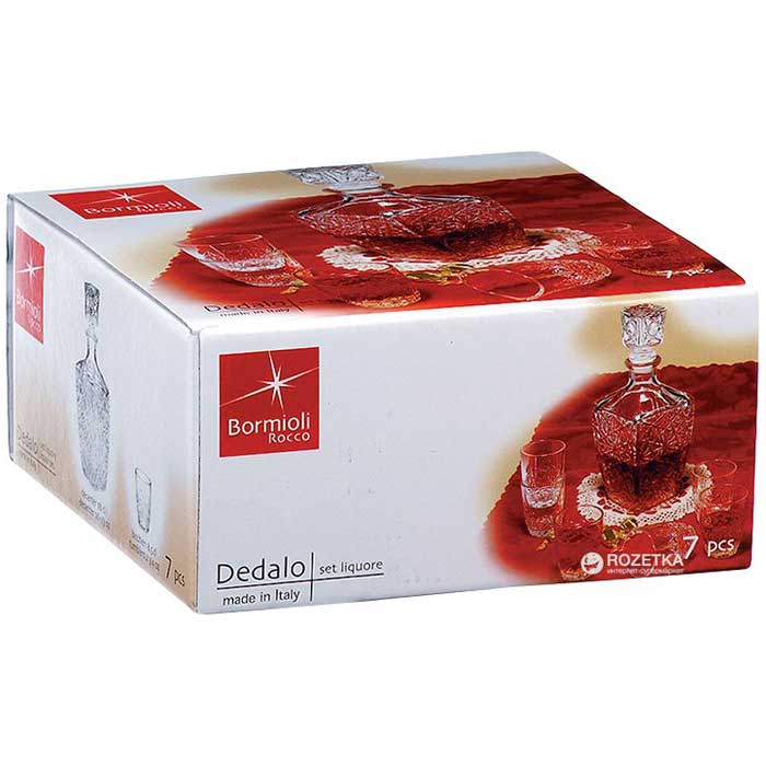BORMIOLI Stakleni set za rakiju i žestoka pića Dedalo 226060 - pogled 5