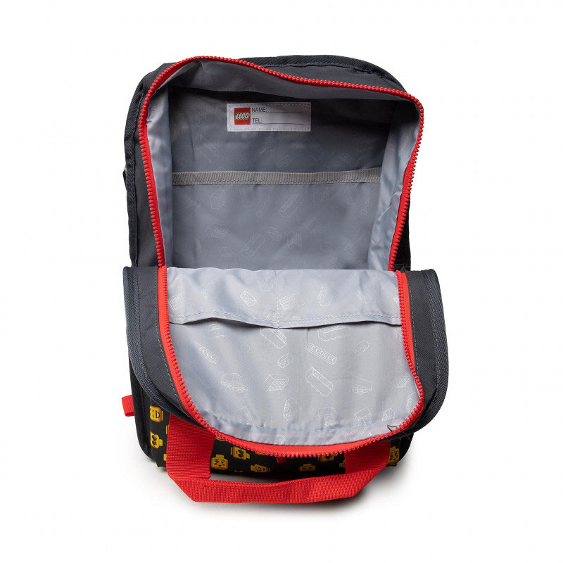 LEGO® Tribini Fun Školski ranac Heads And Cups Red 20128 - pogled 5