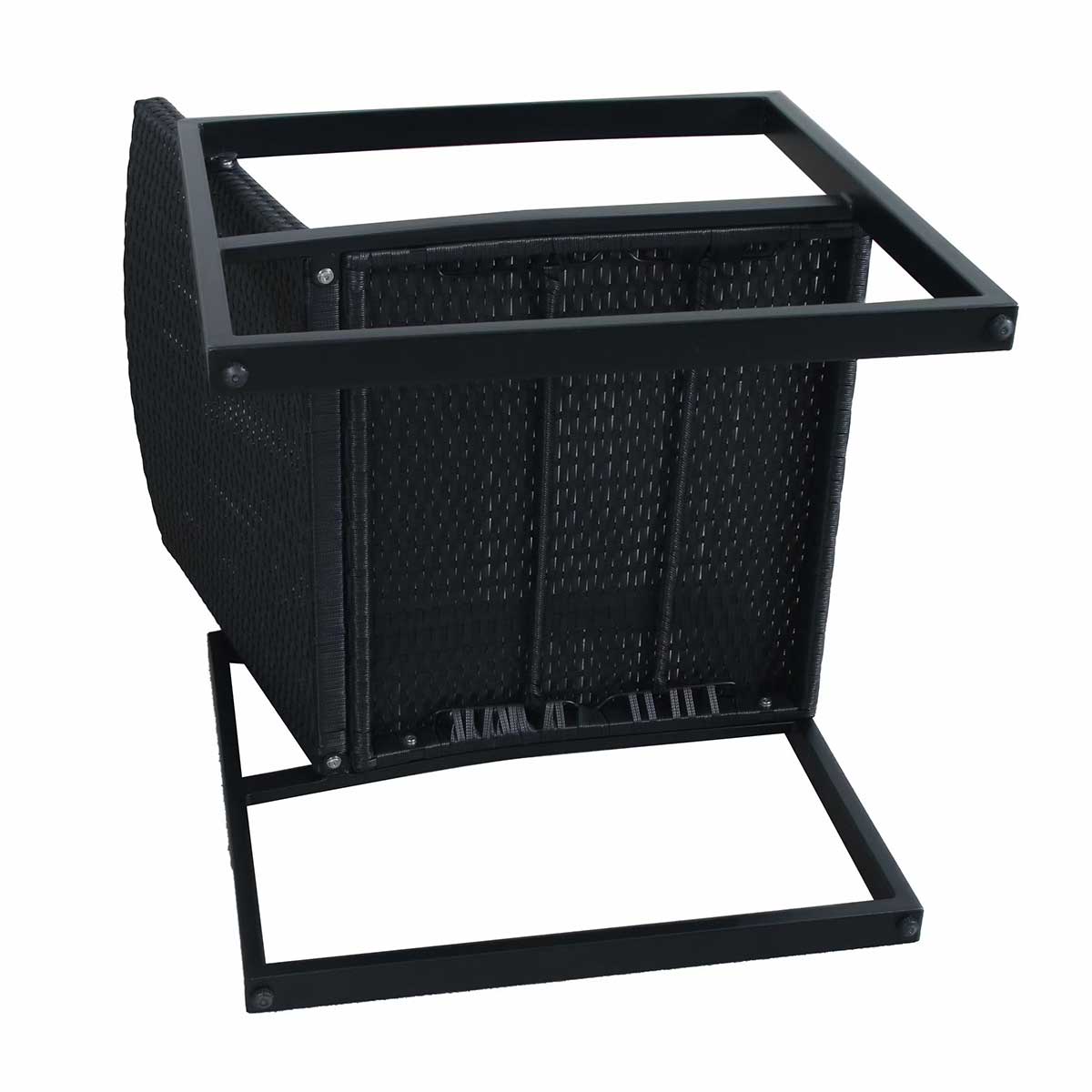 Garnitura od Ratana Biani - 2 Fotelje, Dvosed i Sto sa Staklom - pogled 5