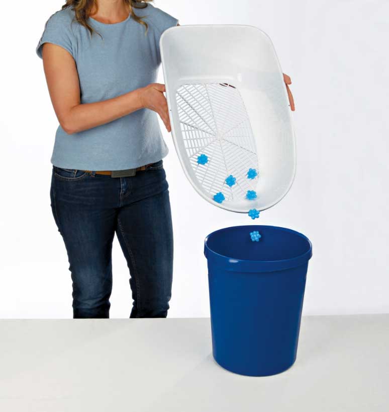 Trixie Toalet za mačke sa rešetkom za čišćenje Berto Blue 40152 - pogled 5