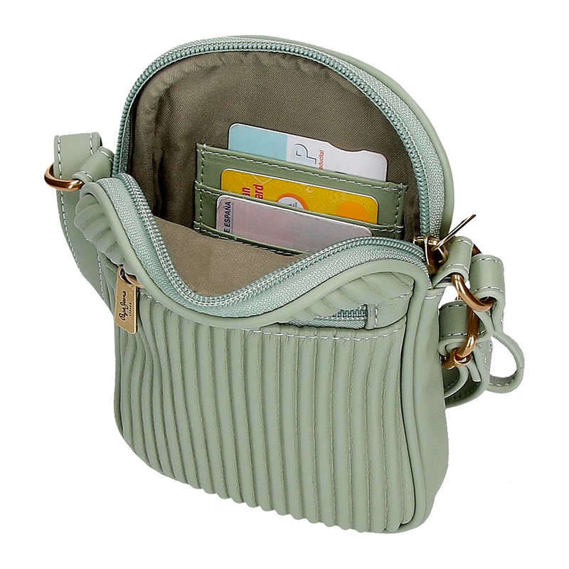 Ženska torbica na rame Pepe Jeans Aurora mint 75552 - pogled 5