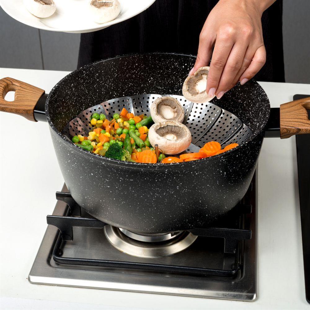 Sklopiva rešetka za kuvanje na pari Nava NV10-202-021 - pogled 5