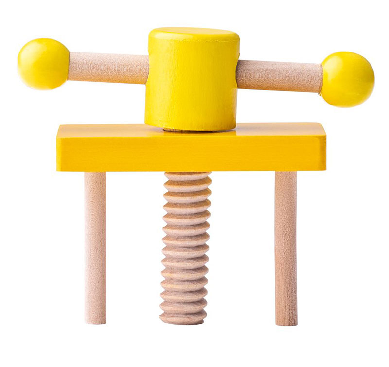 WOODY Igračka - Nasmejani alat u drvenoj kutiji  91935 - pogled 5